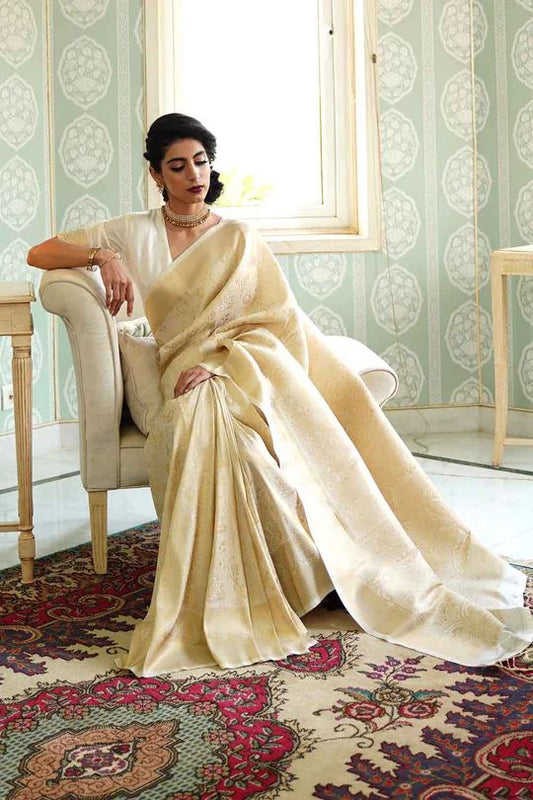 Peacock Design Kumbhi Silk Pure Handloom Weaving Silk Sarees